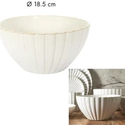 Miska Vlora 18,5cm beżowa