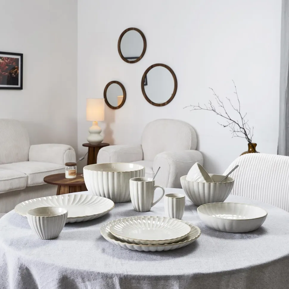 Miska Vlora 11cm beżowa