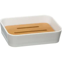 Mydelniczka łazienkowa Natureo biały