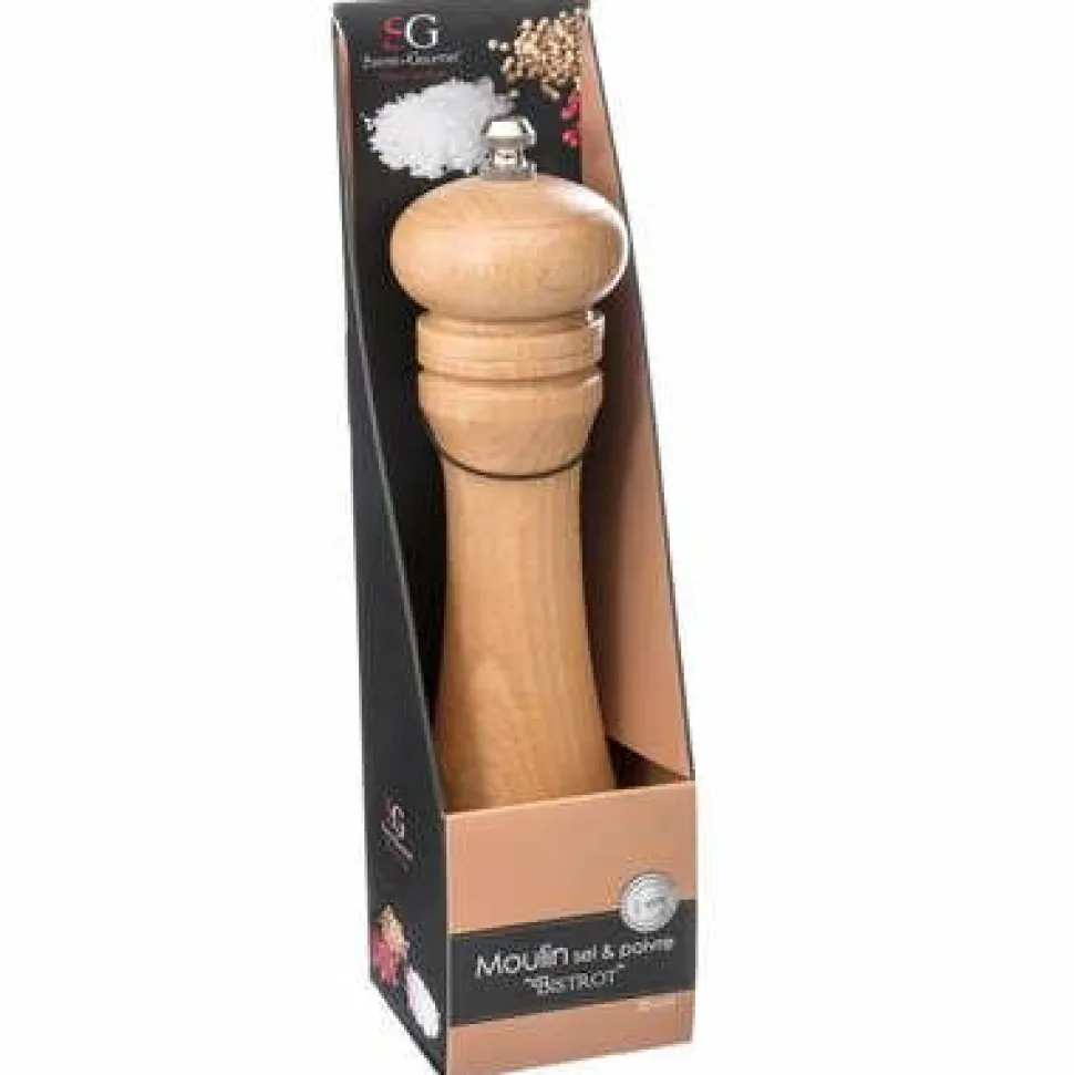 Młynek ręczny 22cm drewno