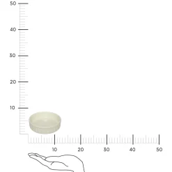 Naczynie do creme brulée 12 cm beżowe