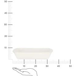 Naczynie do zapiekania Cannelloni białe