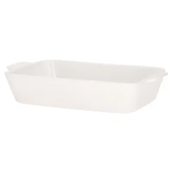 Naczynie do zapiekania Mazzoni 37cm       białe z rączkami