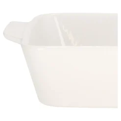 Naczynie do zapiekania Mazzoni 37cm białe z rączkami