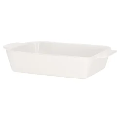 Naczynie do zapiekania Mazzoni 31cm       białe z rączkami