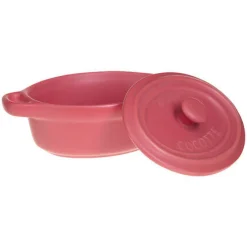 Naczynie do zapiekania 8.5x11 cm różowe