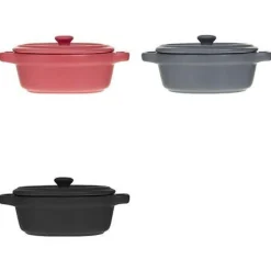 Naczynie do zapiekania 8.5x11 cm szare