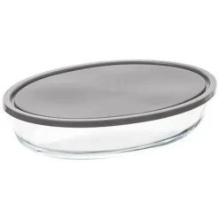 Naczynie z pokrywką KeepEat owalne szklane