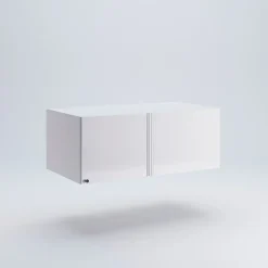 Nadstawka z półką Flory 2 drzwi biały połysk