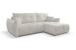 Narożnik Bode z funkcją spania prawy szary Sicuro 65