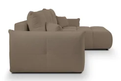 Narożnik Bode z funkcją spania prawy      brązowy Sicuro 45