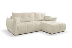 Narożnik Bode z funkcją spania prawy      beżowy Sicuro 55