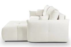 Narożnik Bode z funkcją spania prawy      biały Sicuro 60