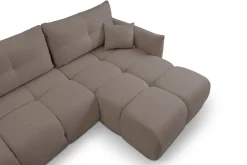 Narożnik Bode z funkcją spania prawy      brązowy Nordic moka