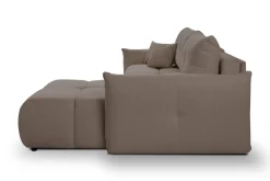 Narożnik Bode z funkcją spania prawy      brązowy Nordic moka