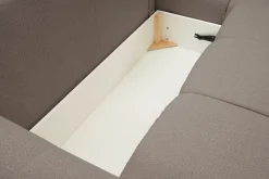 Narożnik Bode z funkcją spania prawy      brązowy Nordic moka