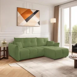 Narożnik Bode z funkcją spania prawy      zielony Sicuro 20