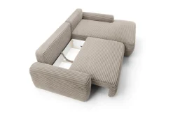 Narożnik Domle prawy beżowy ciemny Ambience 04