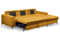 Narożnik Hald z funkcją spania prawy      musztardowy Velluto 8