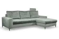 Narożnik Hald z funkcją spania prawy szary Velluto 16