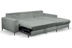 Narożnik Hald z funkcją spania prawy szary Velluto 16