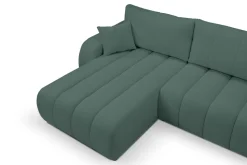 Narożnik Hobro z funkcją spania lewy      zielony Lambi 15