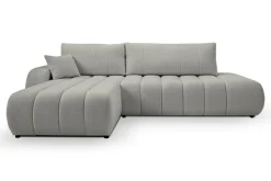 Narożnik Hobro z funkcją spania lewy szary jasny Lambi 11