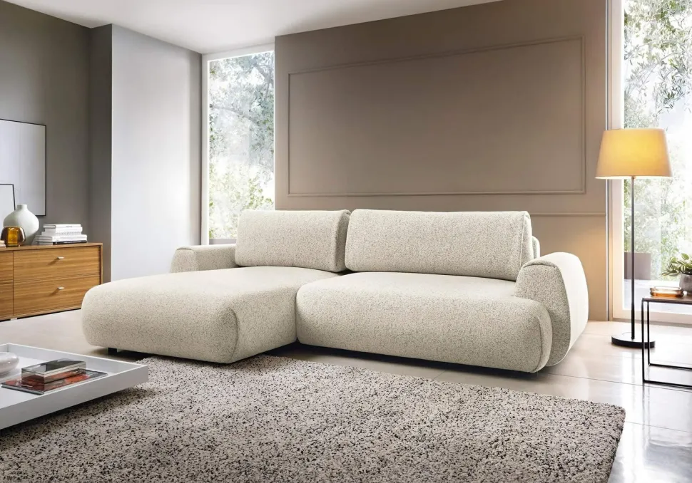 Narożnik Ljung lewy beżowy jasny Puente 03