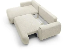 Narożnik Ljung lewy beżowy jasny Puente 03