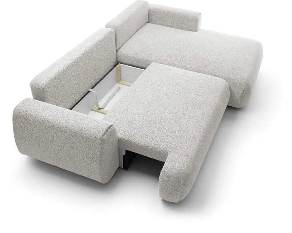 Narożnik Ljung prawy szary Puente 80