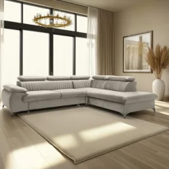 Narożnik Lund L prawy beżowy Monolith 04