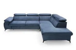 Narożnik Lund L prawy granatowy Monolith 77