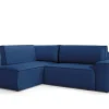 Narożnik Molde L lewy sztruks granatowy   Poso 5
