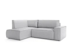 Narożnik Molde L lewy sztruks szary Poso 55