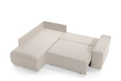 Narożnik Molde L lewy sztruks szary Poso 55