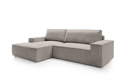 Narożnik Molde M lewy ciemny beżowy Poso  02