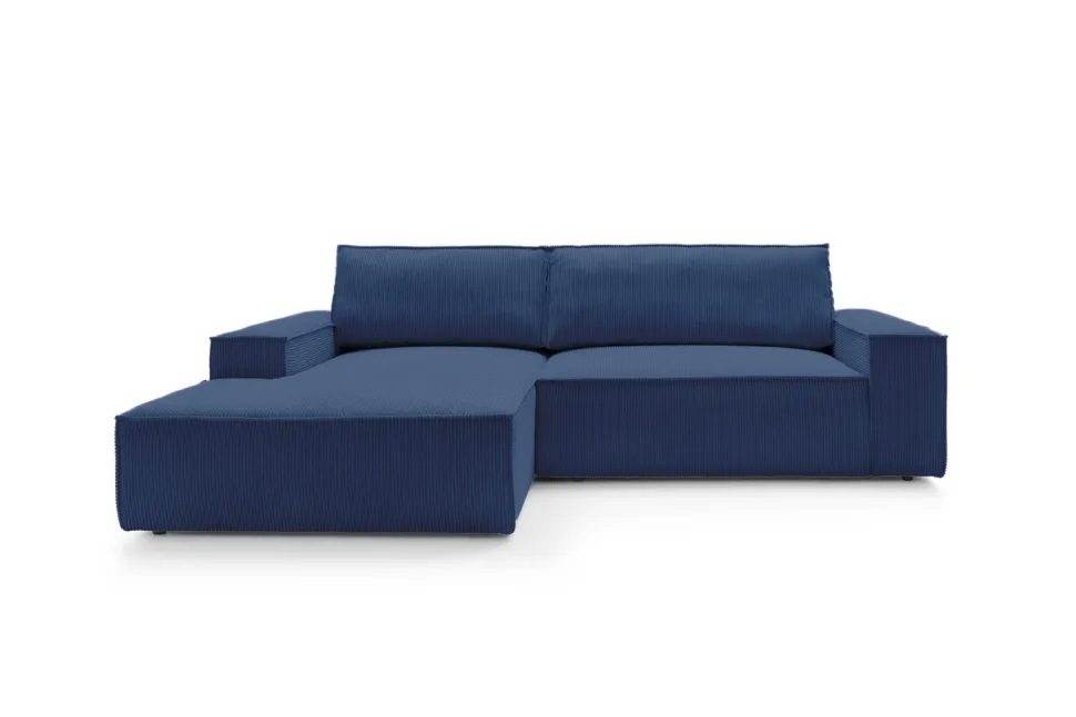 Narożnik Molde M lewy granatowy Poso 05