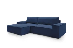 Narożnik Molde M lewy granatowy Poso 05