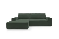 Narożnik Molde M lewy zielony Poso 14