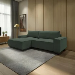 Narożnik Molde M lewy zielony Poso 14