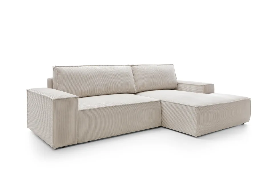 Narożnik Molde M prawy beżowy Poso 100