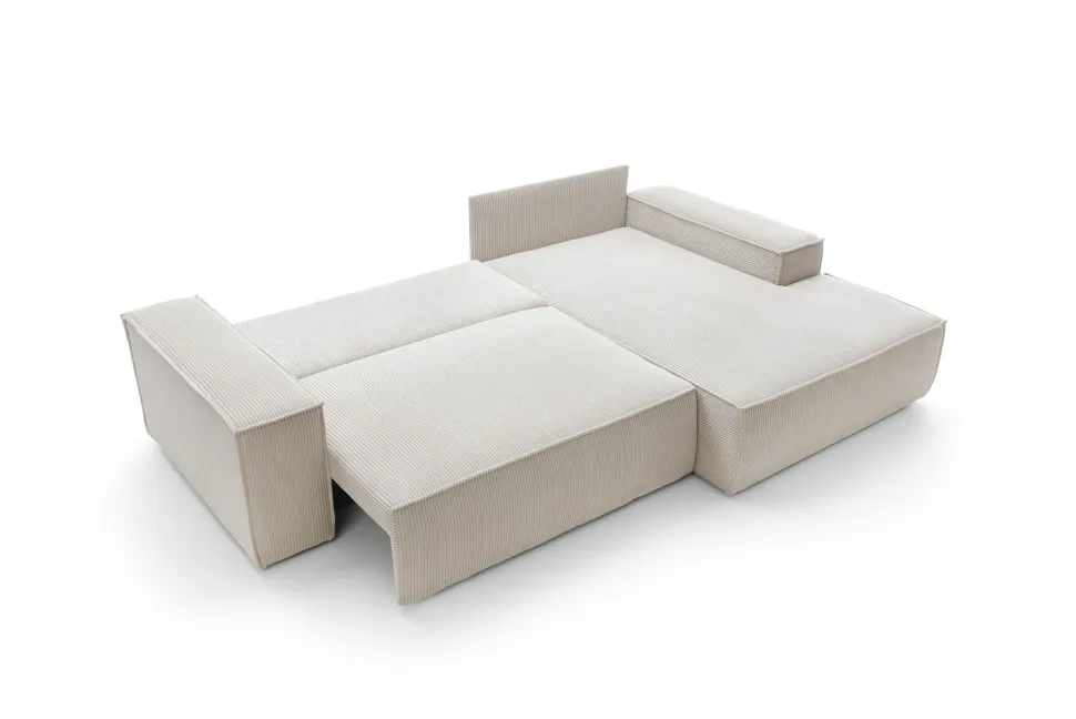 Narożnik Molde M prawy beżowy Poso 100