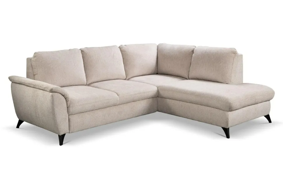 Narożnik Nevada z funkcją spania prawy beżowy Retro Bliss 04 GR2