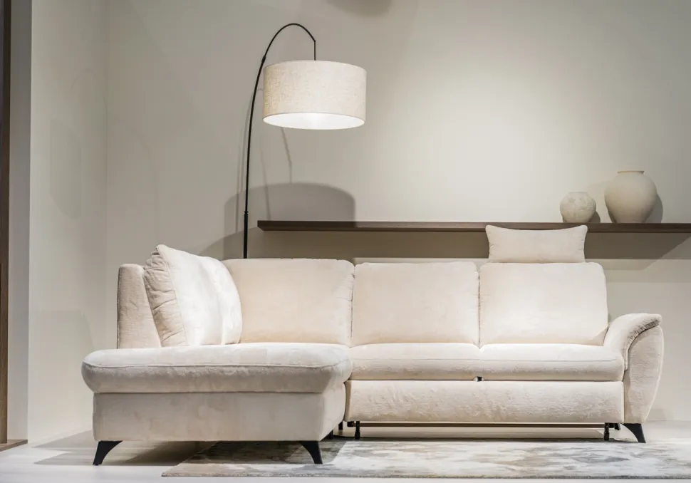 Narożnik Nevada z funkcją spania prawy szary Spot 03 GR2