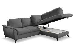 Narożnik Nevada z funkcją spania prawy szary Spot 03 GR2