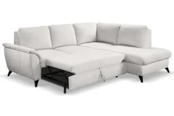 Narożnik Nevada z funkcją spania prawy j.szary Retro Bliss 80 GR2