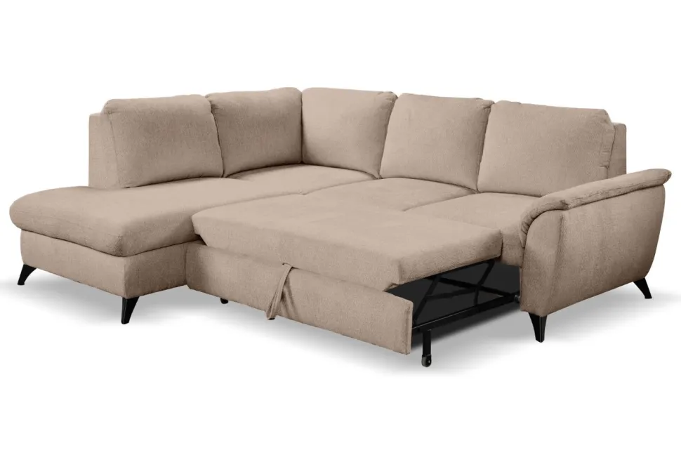 Narożnik Nevada z funkcją spania lewy c.beżowy Spot 14 GR2