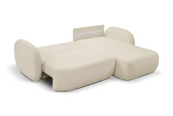 Narożnik Salby z funkcją spania prawy     beżowy Sicuro 55