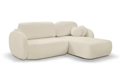 Narożnik Salby z funkcją spania prawy     beżowy Sicuro 55