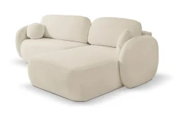 Narożnik Salby z funkcją spania prawy     beżowy Sicuro 55